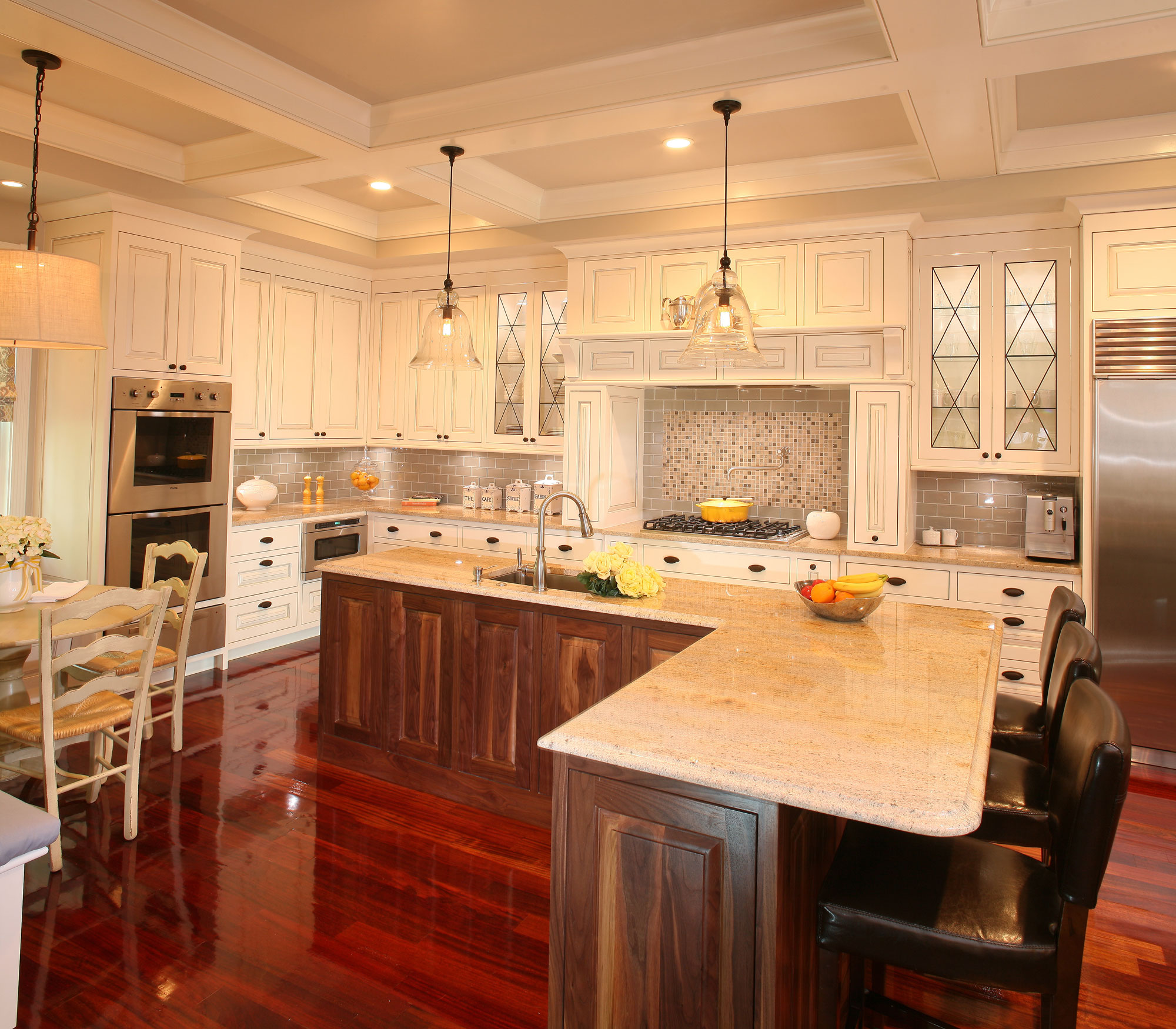 Lowcountry-style, elegant renovated kitchen on Daniel Island.