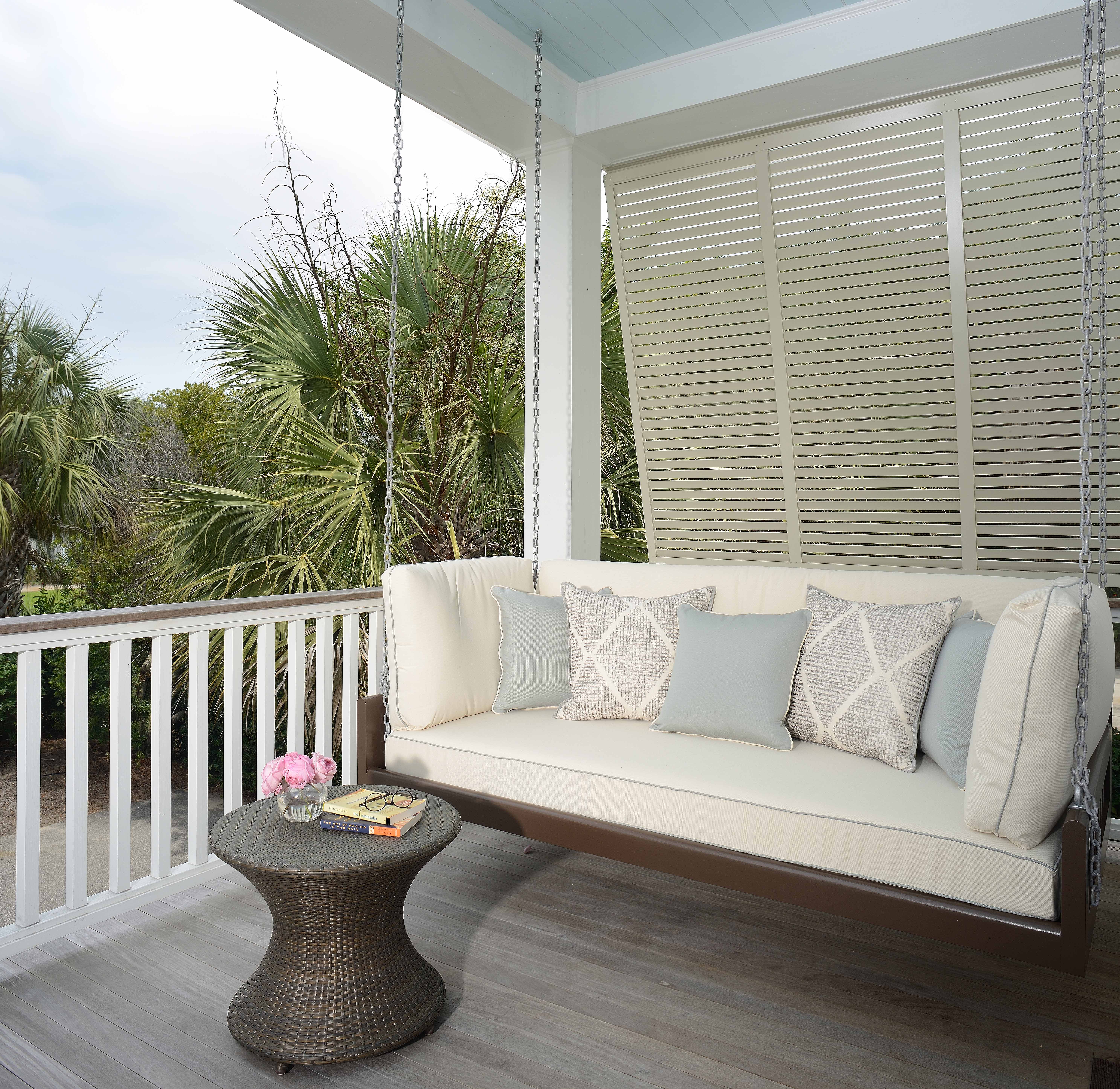 Living the Sullivan's Island dream, on this daybed