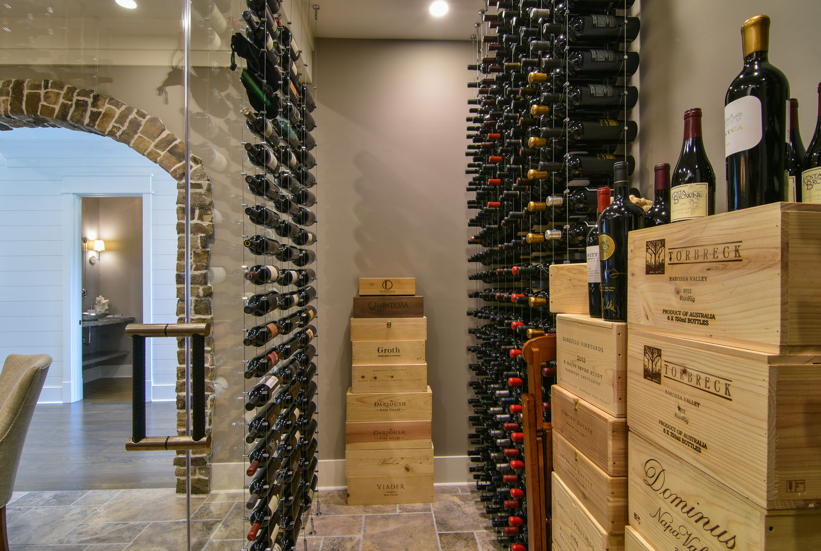Wine tasting room in private home