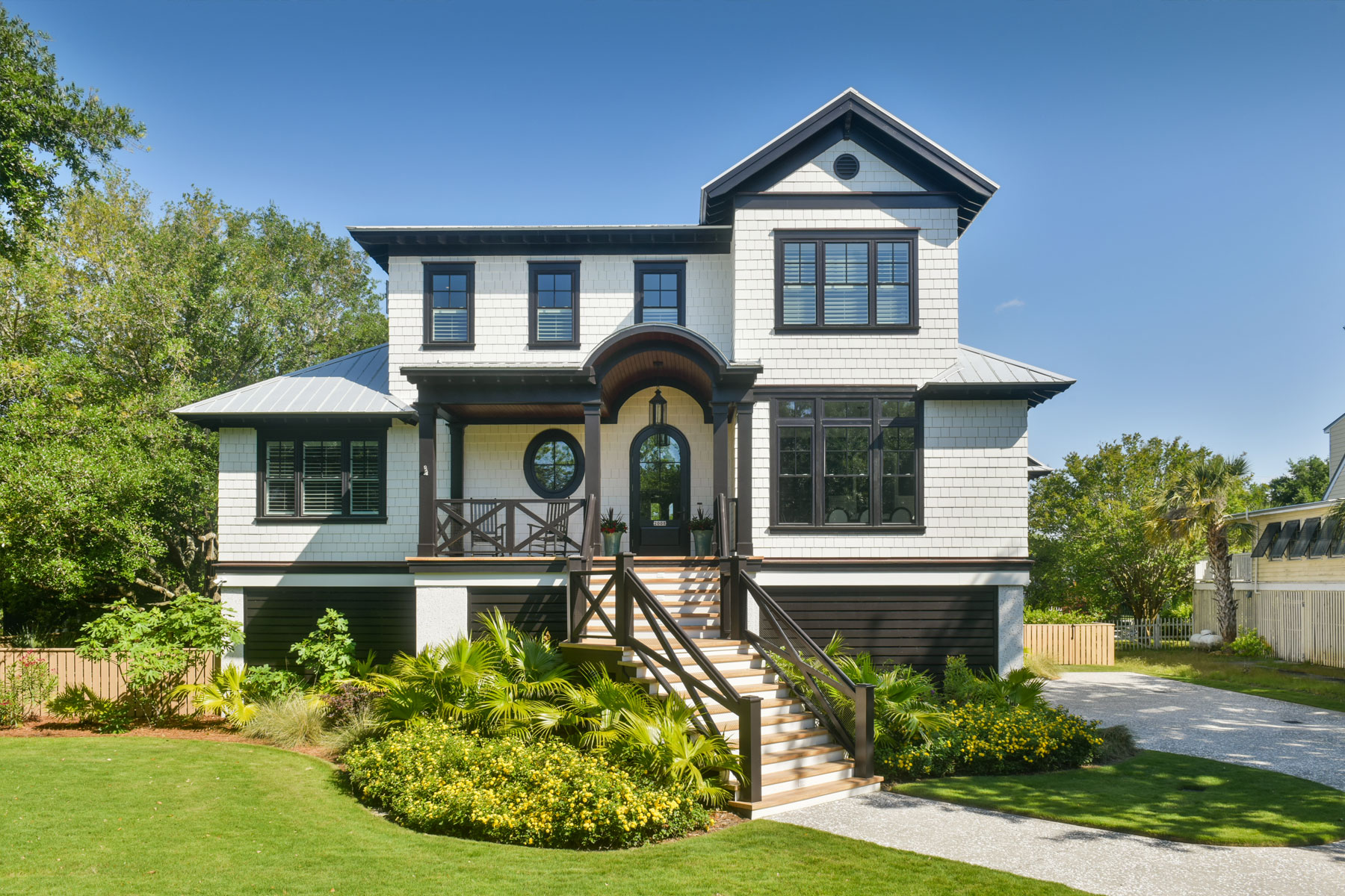 Sullivan's Island custom designed new construction home by Swallowtail Architecture