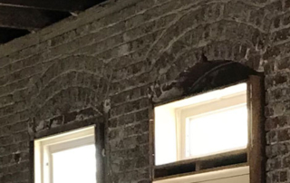Arched Window Header made of brick