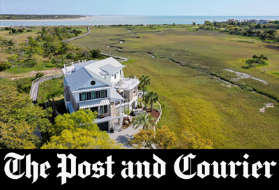 Award for Land's End home in Isle of Palms designed by Rachel Burton of Swallowtail Architecture featured in The Post and Courier, December 2023